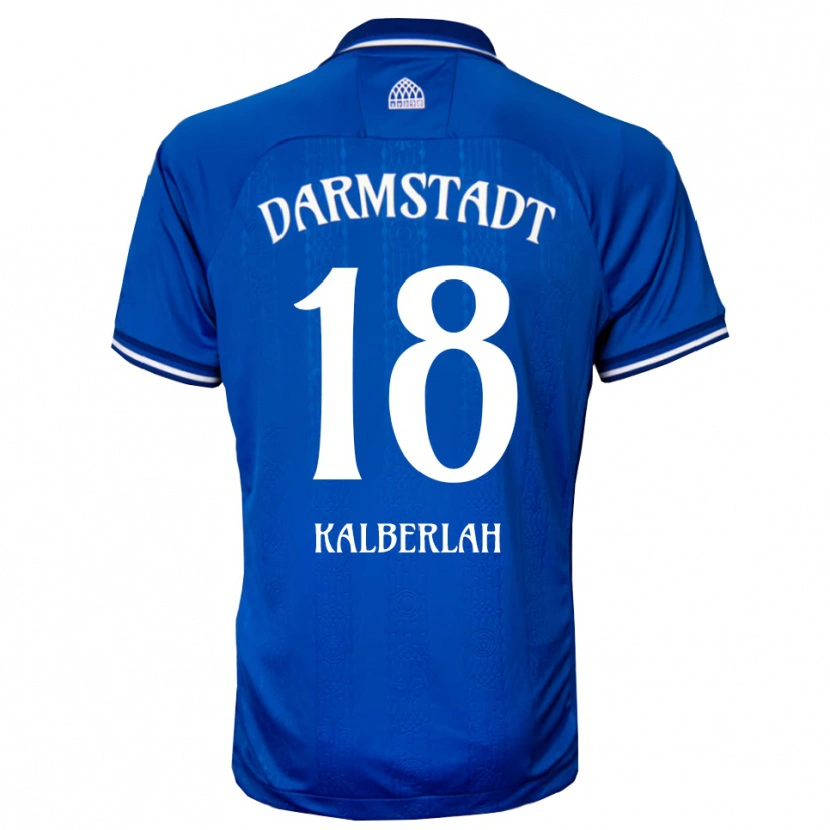 Danxen Dětské Simon Kalberlah #18 Modrá Bílá Domů Hráčské Dresy 2025/26 Dres