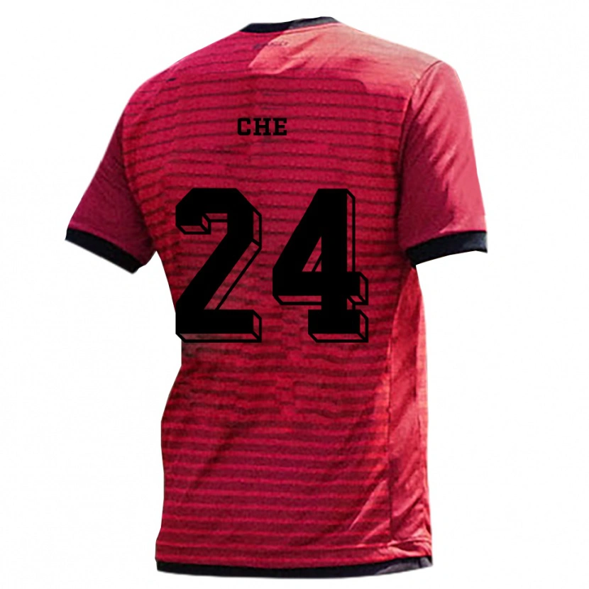 Danxen Dětské Neo Che #24 Červená Černá Domů Hráčské Dresy 2025/26 Dres