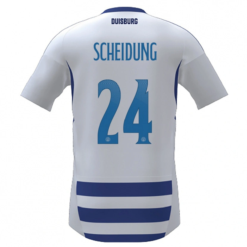 Danxen Dětské Lilli Scheidung #24 Bílá Modrá Domů Hráčské Dresy 2025/26 Dres