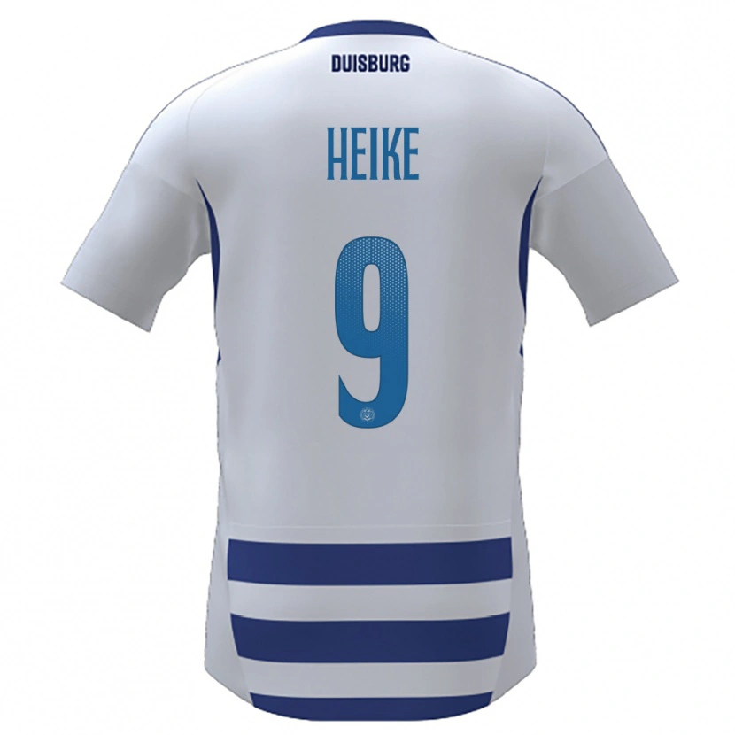 Danxen Dětské Tim Heike #9 Bílá Modrá Domů Hráčské Dresy 2025/26 Dres