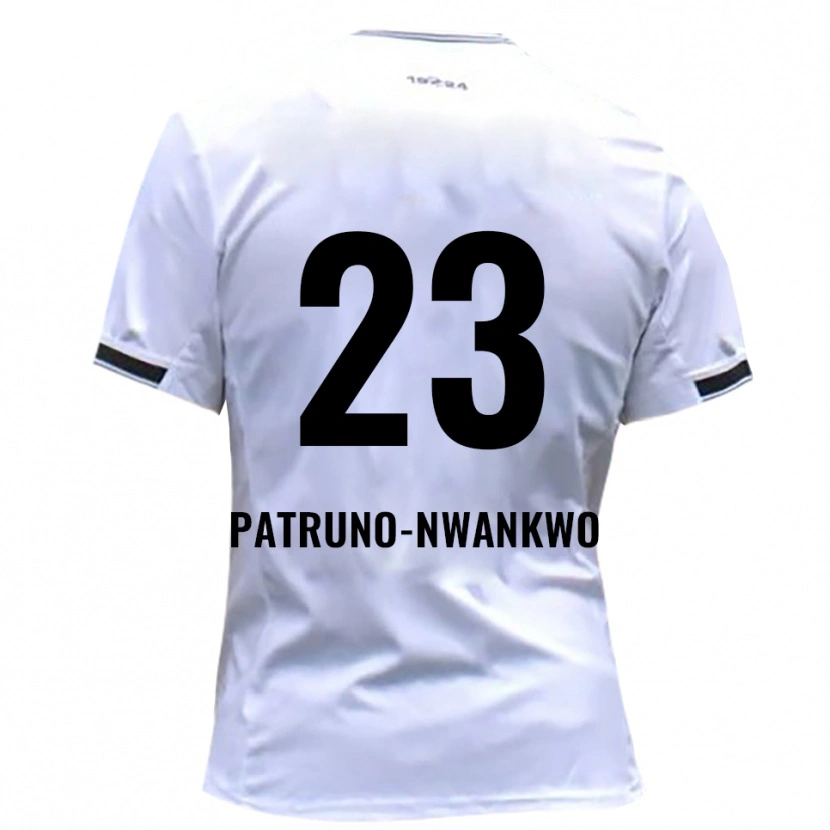 Danxen Dětské Josiah Patruno-Nwankwo #23 Bílá Červená Domů Hráčské Dresy 2025/26 Dres