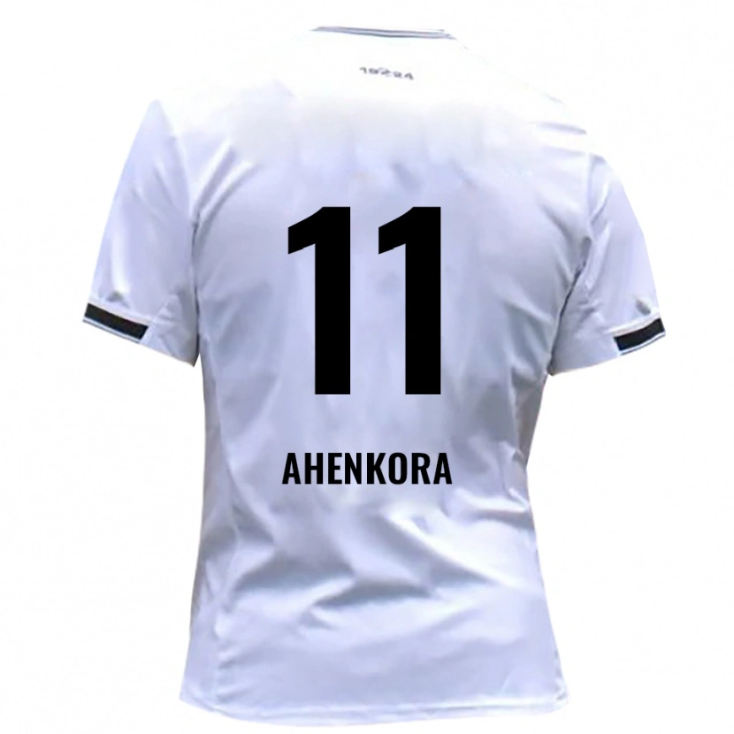 Danxen Dětské Louis Ahenkora #11 Bílá Červená Domů Hráčské Dresy 2025/26 Dres