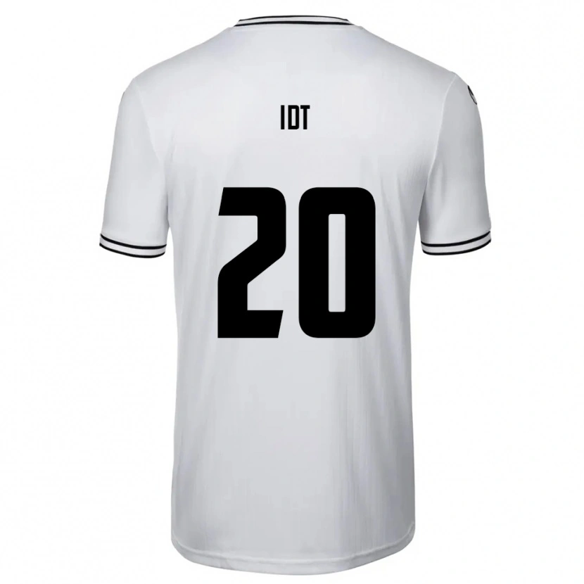 Danxen Dětské David Idt #20 Bílá Černá Domů Hráčské Dresy 2025/26 Dres