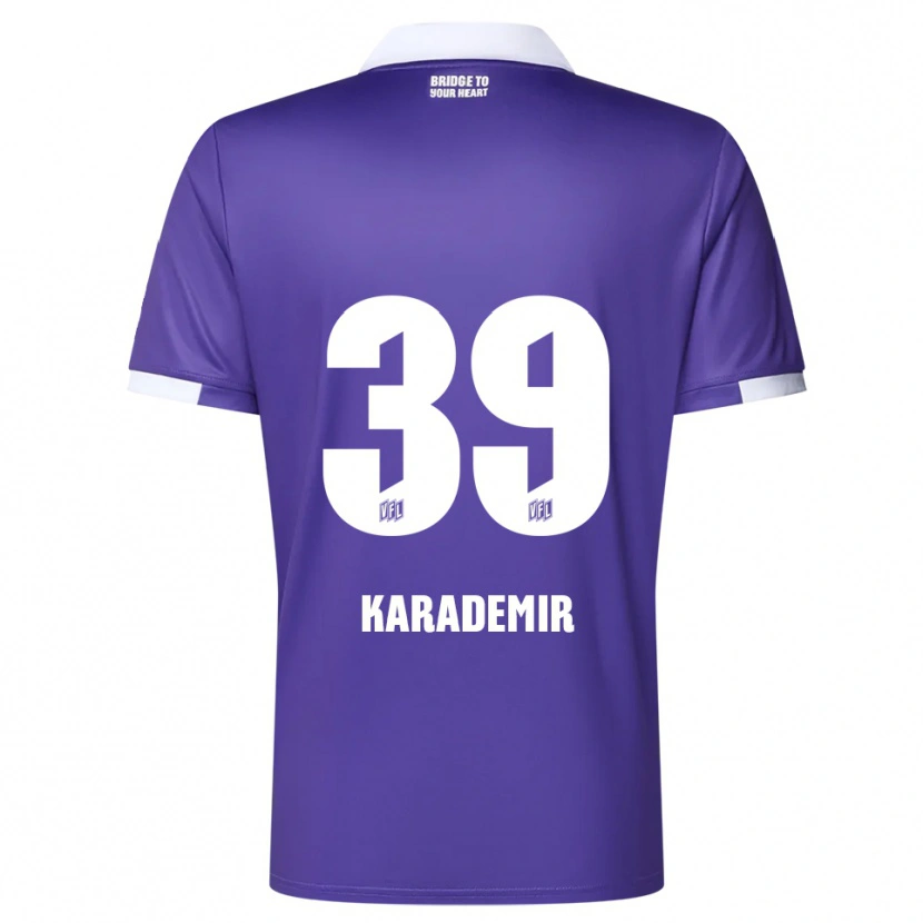 Danxen Dětské Yiğit Karademir #39 Fialová Bílá Domů Hráčské Dresy 2025/26 Dres
