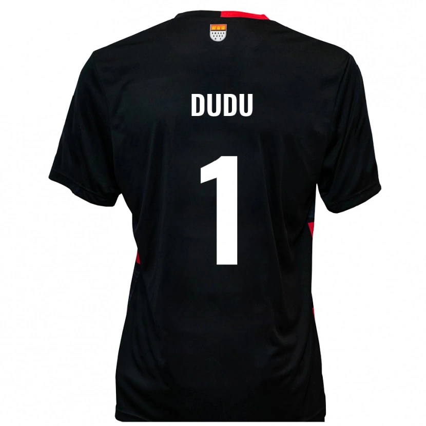 Danxen Dětské Dudu #1 Černá Červená Domů Hráčské Dresy 2025/26 Dres