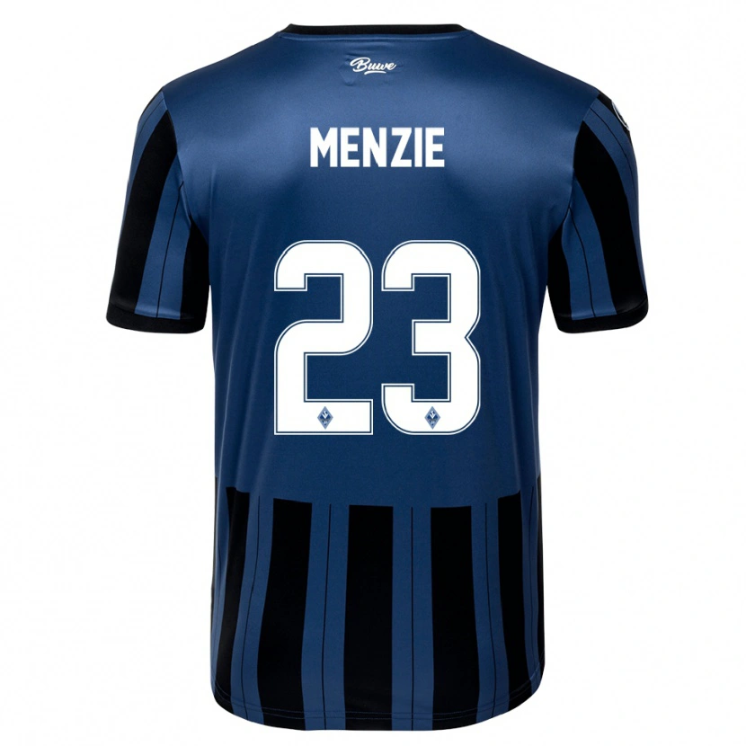 Danxen Dětské Aamir Menzie #23 Modrá Šedá Černá Domů Hráčské Dresy 2025/26 Dres