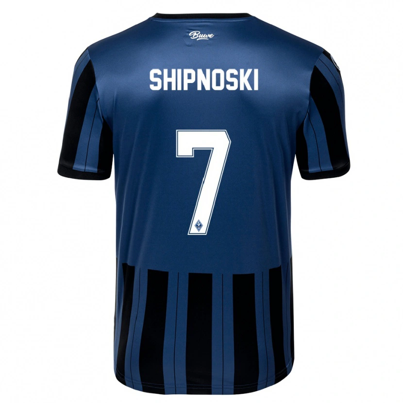 Danxen Dětské Nicklas Shipnoski #7 Modrá Šedá Černá Domů Hráčské Dresy 2025/26 Dres