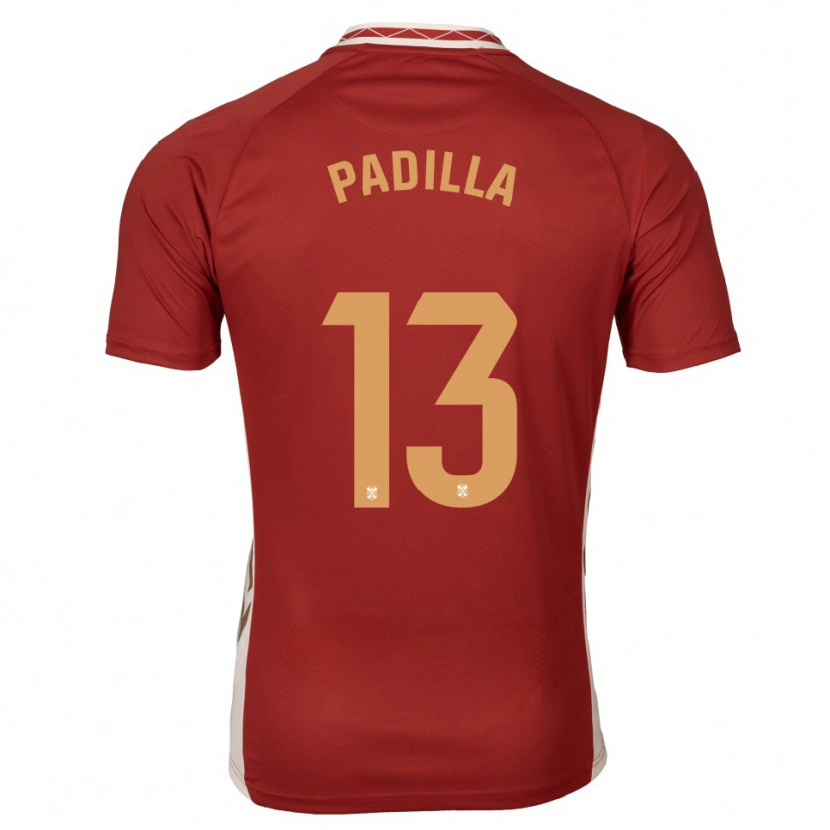Danxen Dětské Alejandro Padilla #13 Vínová Zlatá Daleko Hráčské Dresy 2025/26 Dres