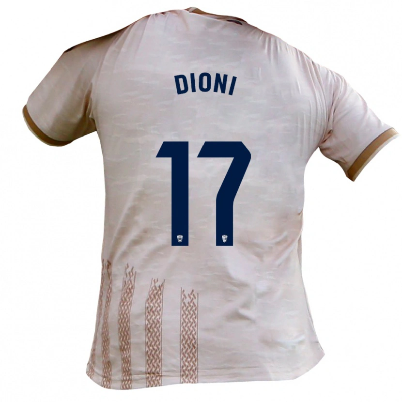 Danxen Dětské Dioni #17 Špinavě Bílá Hnědá Daleko Hráčské Dresy 2025/26 Dres