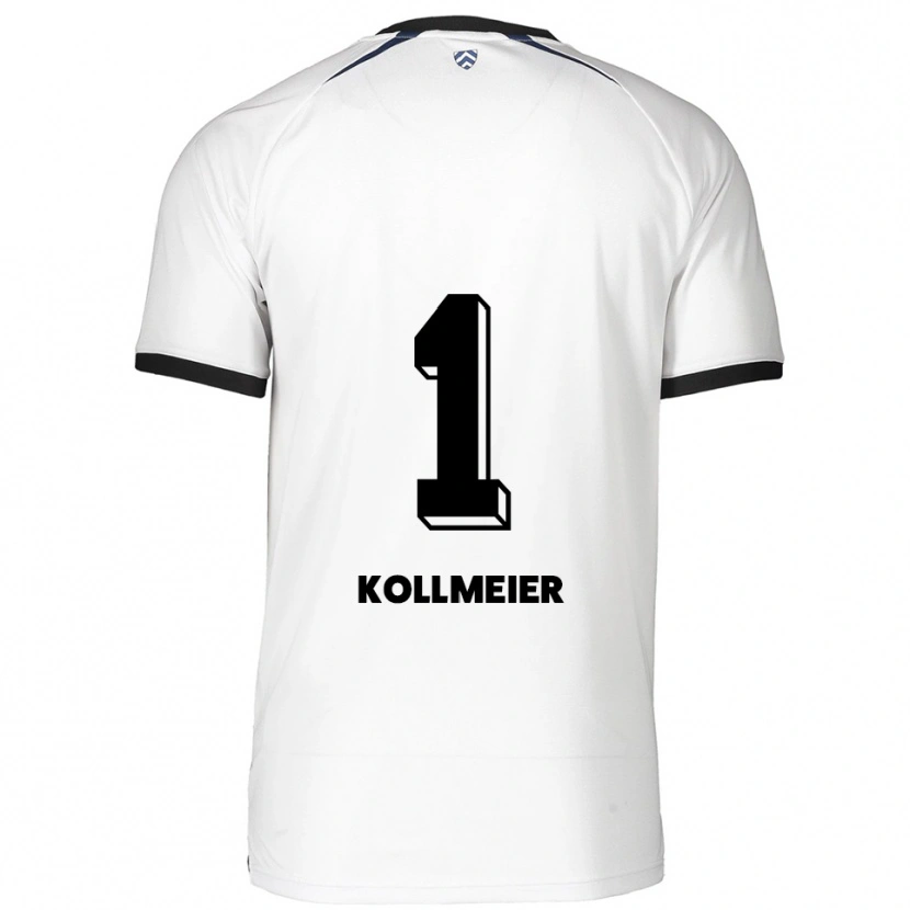 Danxen Dětské Anton Kollmeier #1 Bílá Černá Daleko Hráčské Dresy 2025/26 Dres