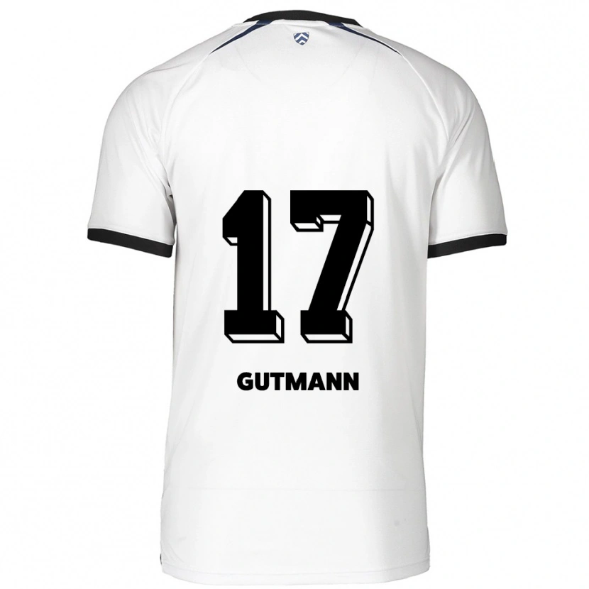 Danxen Dětské Glenn Gutmann #17 Bílá Černá Daleko Hráčské Dresy 2025/26 Dres