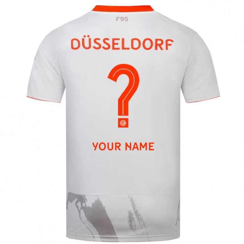 Danxen Dětské Tvé Jméno #0 Bílá Oranžová Daleko Hráčské Dresy 2025/26 Dres