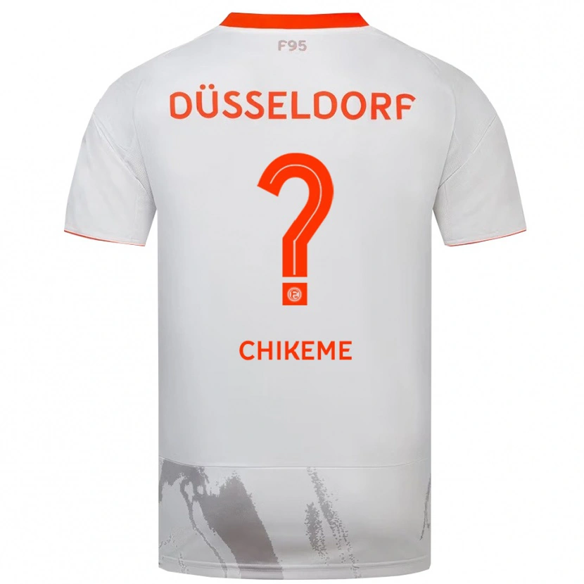Danxen Dětské Aidan Chikeme #0 Bílá Oranžová Daleko Hráčské Dresy 2025/26 Dres