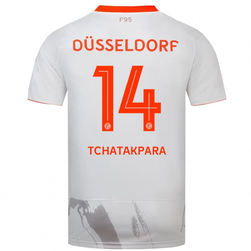 Danxen Dětské Adnane Tchatakpara #14 Bílá Oranžová Daleko Hráčské Dresy 2025/26 Dres