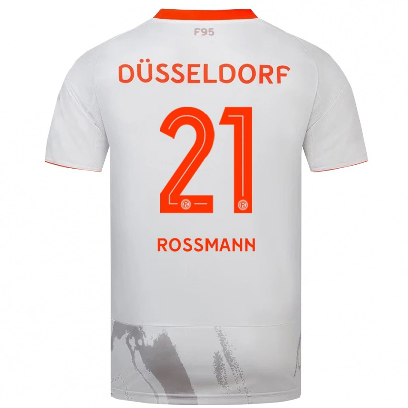 Danxen Dětské Tim Rossmann #21 Bílá Oranžová Daleko Hráčské Dresy 2025/26 Dres