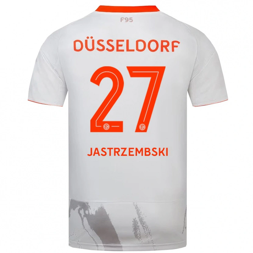 Danxen Dětské Dennis Jastrzembski #27 Bílá Oranžová Daleko Hráčské Dresy 2025/26 Dres
