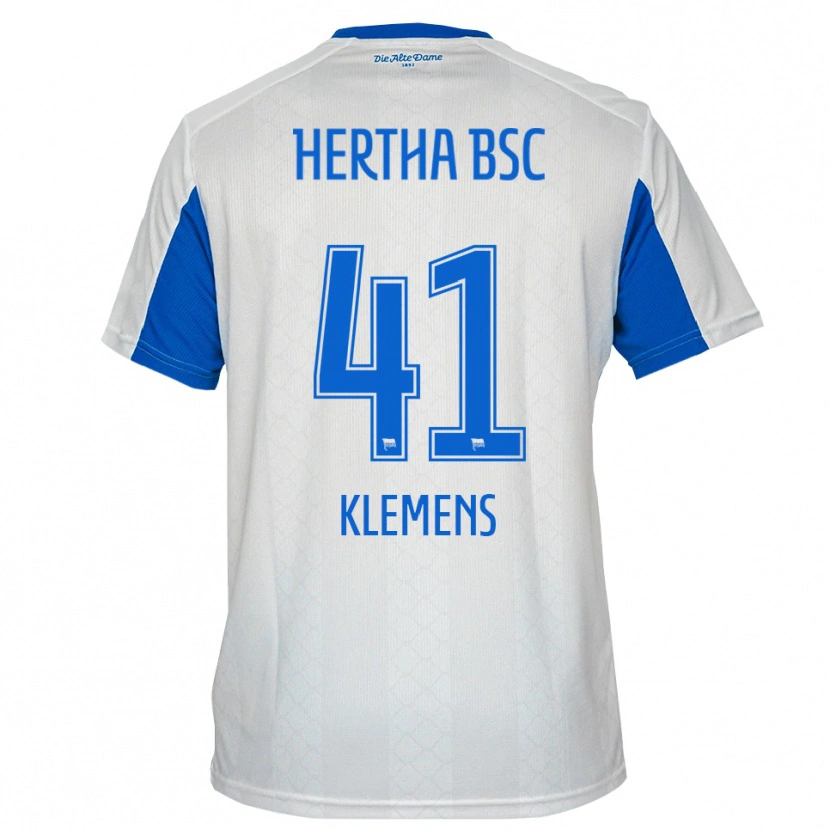 Danxen Dětské Pascal Klemens #41 Bílá Modrá Daleko Hráčské Dresy 2025/26 Dres