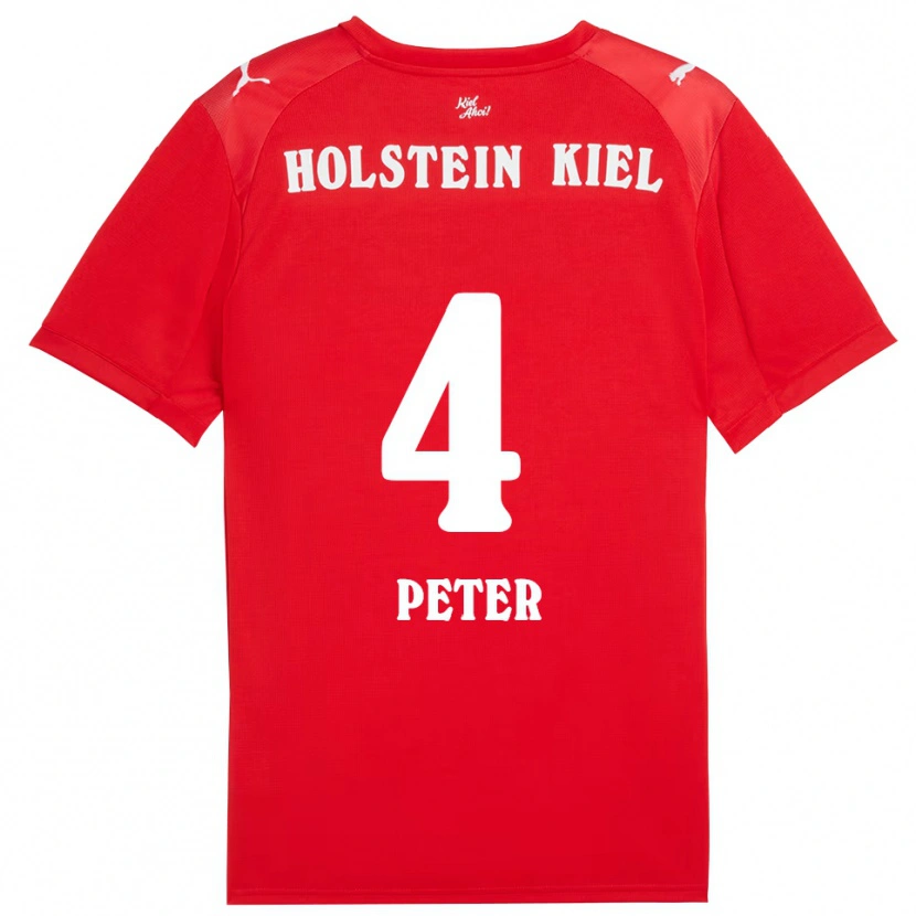 Danxen Dětské Annie-Marie Peter #4 Červená Modrá Daleko Hráčské Dresy 2025/26 Dres