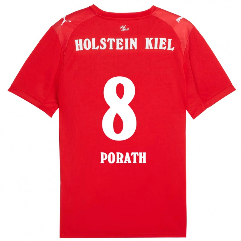 Danxen Dětské Finn Porath #8 Červená Modrá Daleko Hráčské Dresy 2025/26 Dres