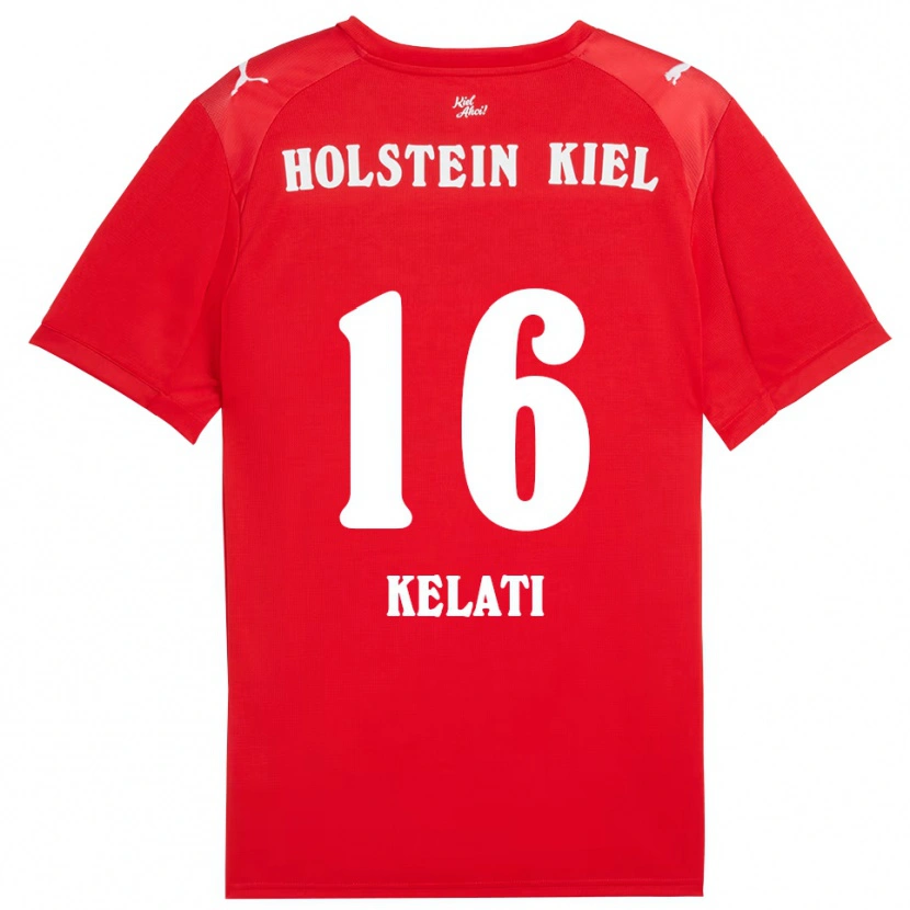 Danxen Dětské Andu Kelati #16 Červená Modrá Daleko Hráčské Dresy 2025/26 Dres
