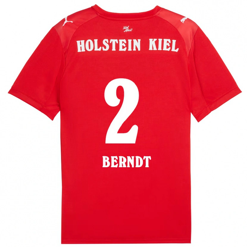 Danxen Dětské Delf Berndt #2 Červená Modrá Daleko Hráčské Dresy 2025/26 Dres