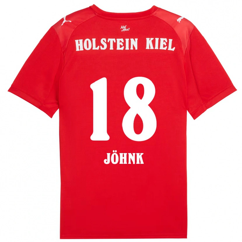 Danxen Dětské Emma Jöhnk #18 Červená Modrá Daleko Hráčské Dresy 2025/26 Dres