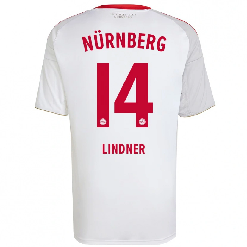Danxen Dětské Marlene Lindner #14 Bílá Červená Daleko Hráčské Dresy 2025/26 Dres