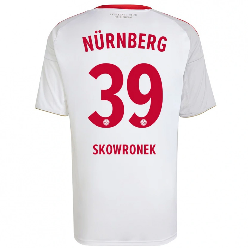 Danxen Dětské Joel Skowronek #39 Bílá Červená Daleko Hráčské Dresy 2025/26 Dres