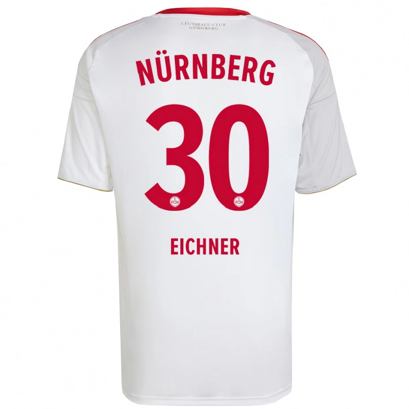 Danxen Dětské Benjamin Eichner #30 Bílá Červená Daleko Hráčské Dresy 2025/26 Dres