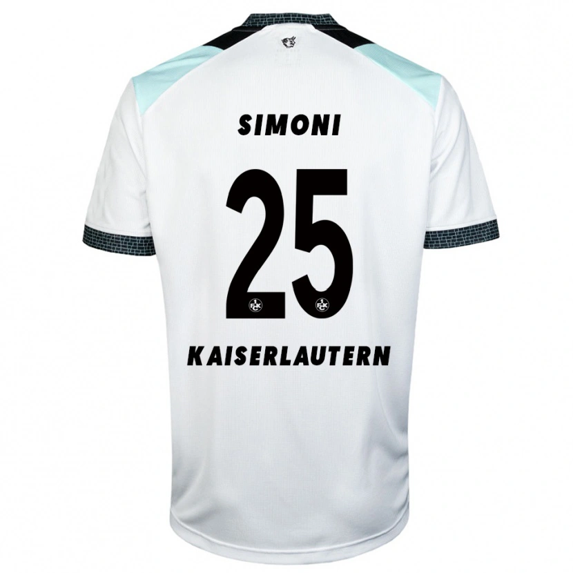Danxen Dětské Simon Simoni #25 Bílá Černá Daleko Hráčské Dresy 2025/26 Dres
