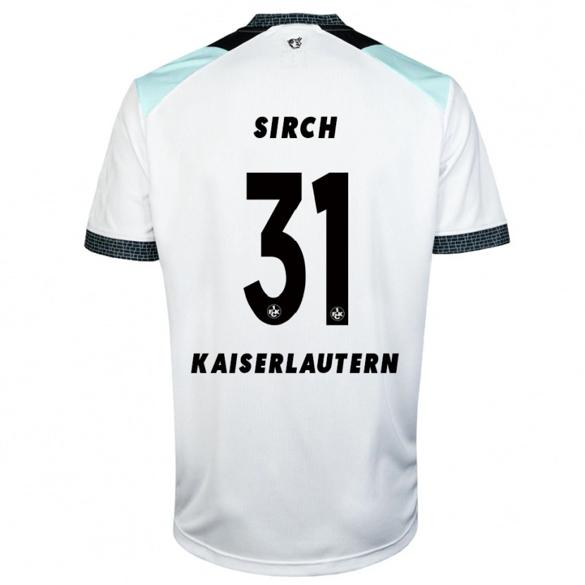 Danxen Dětské Luca Sirch #31 Bílá Černá Daleko Hráčské Dresy 2025/26 Dres