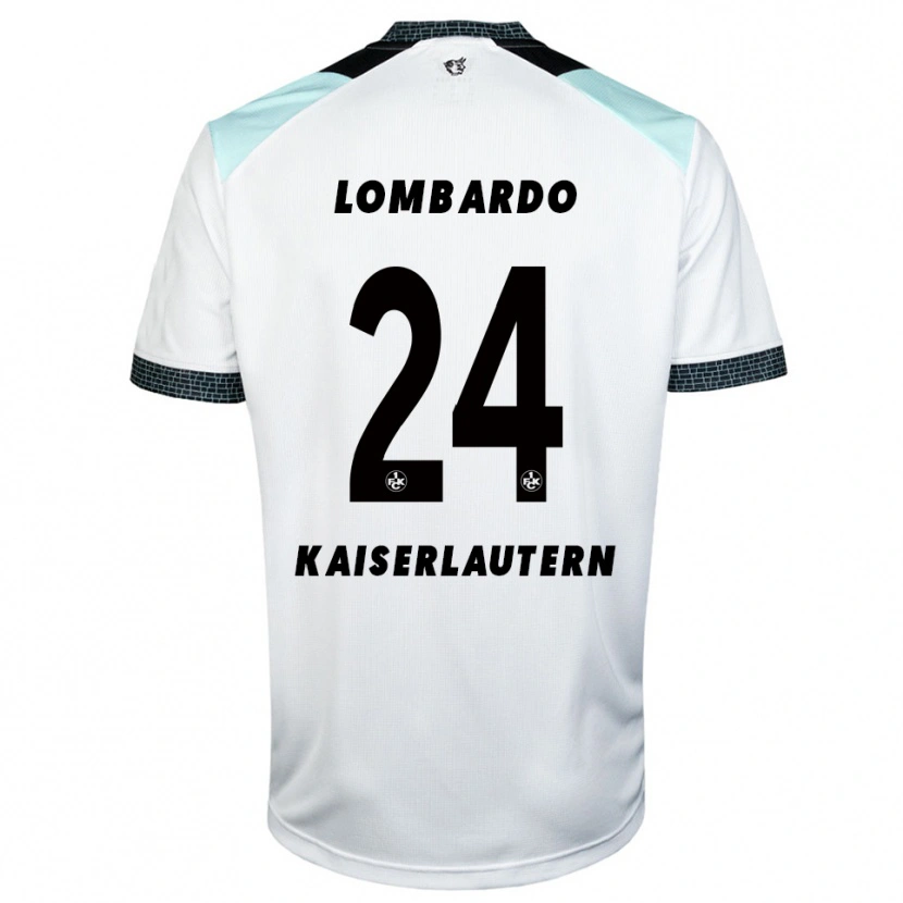 Danxen Dětské Ben Lombardo #24 Bílá Černá Daleko Hráčské Dresy 2025/26 Dres