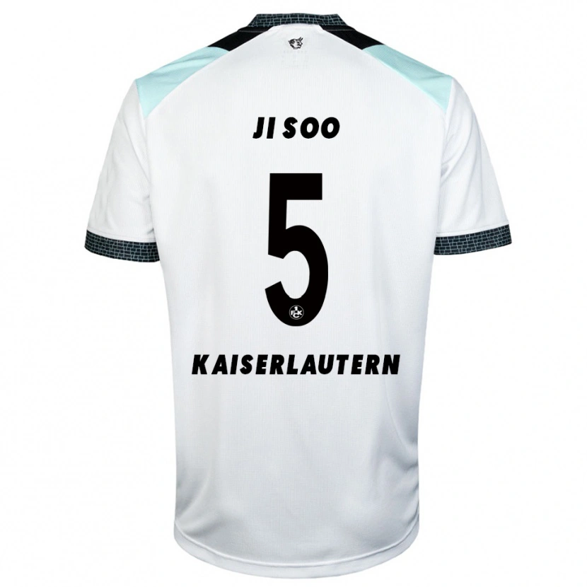 Danxen Dětské Ji-Soo Kim #5 Bílá Černá Daleko Hráčské Dresy 2025/26 Dres