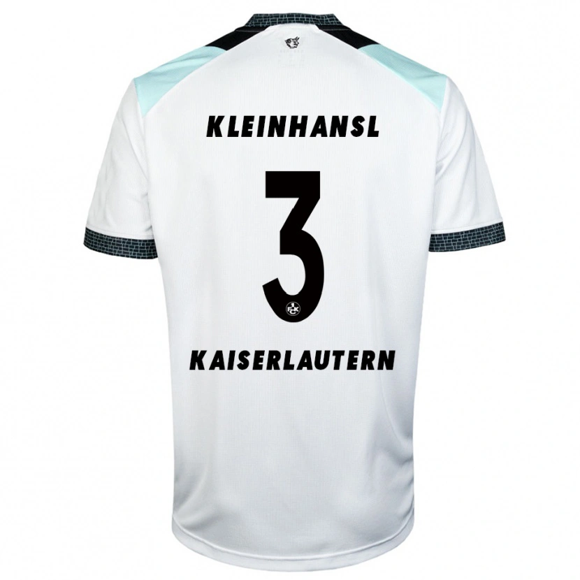 Danxen Dětské Florian Kleinhansl #3 Bílá Černá Daleko Hráčské Dresy 2025/26 Dres