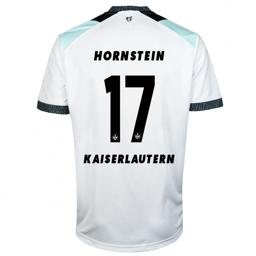 Danxen Dětské Joel Hornstein #17 Bílá Černá Daleko Hráčské Dresy 2025/26 Dres
