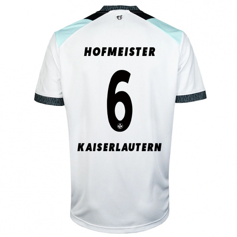 Danxen Dětské Dion Hofmeister #6 Bílá Černá Daleko Hráčské Dresy 2025/26 Dres