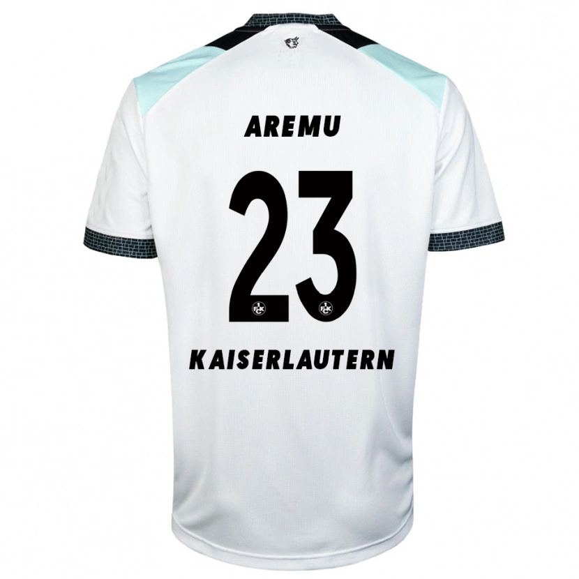 Danxen Dětské Afeez Aremu #23 Bílá Černá Daleko Hráčské Dresy 2025/26 Dres