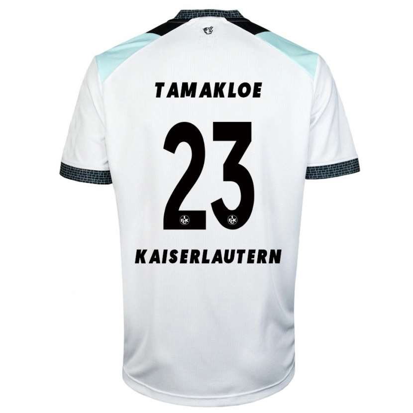 Danxen Dětské Newton Tamakloe #23 Bílá Černá Daleko Hráčské Dresy 2025/26 Dres