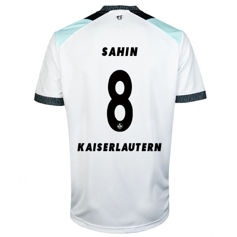 Danxen Dětské Semih Sahin #8 Bílá Černá Daleko Hráčské Dresy 2025/26 Dres