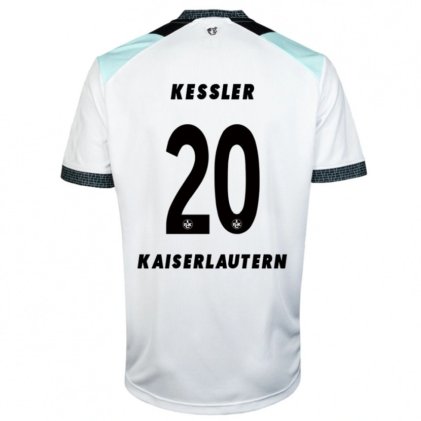 Danxen Dětské Louis Keßler #20 Bílá Černá Daleko Hráčské Dresy 2025/26 Dres
