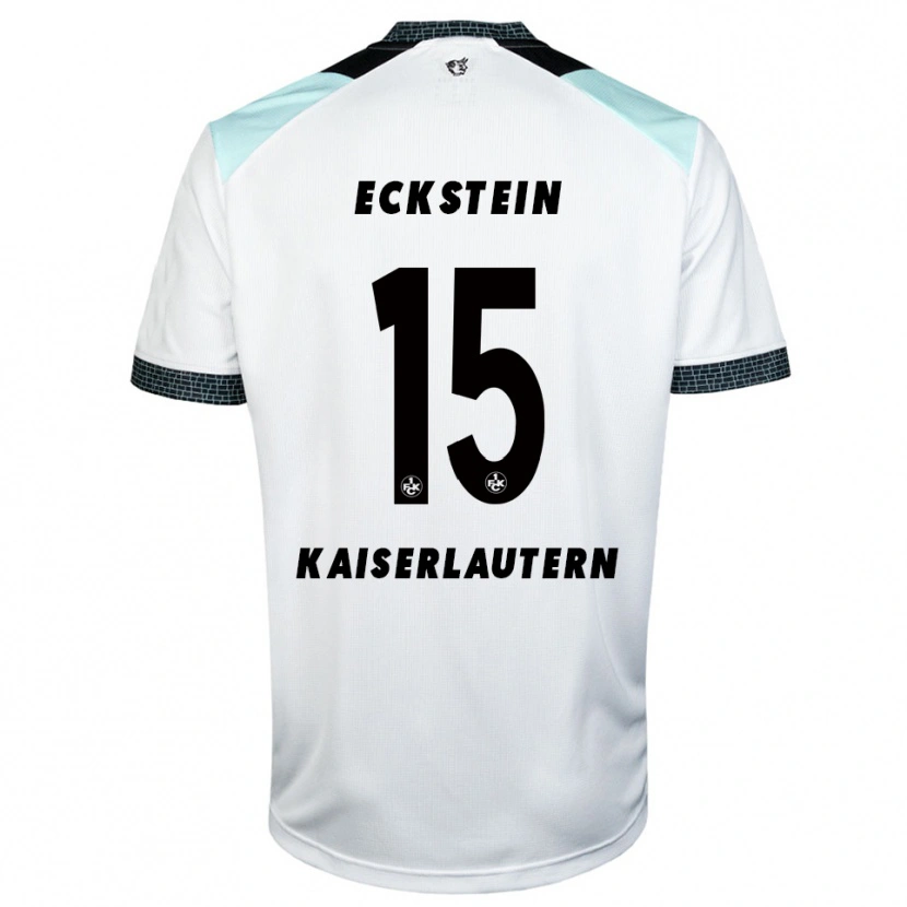 Danxen Dětské Tanyel Eckstein #15 Bílá Černá Daleko Hráčské Dresy 2025/26 Dres