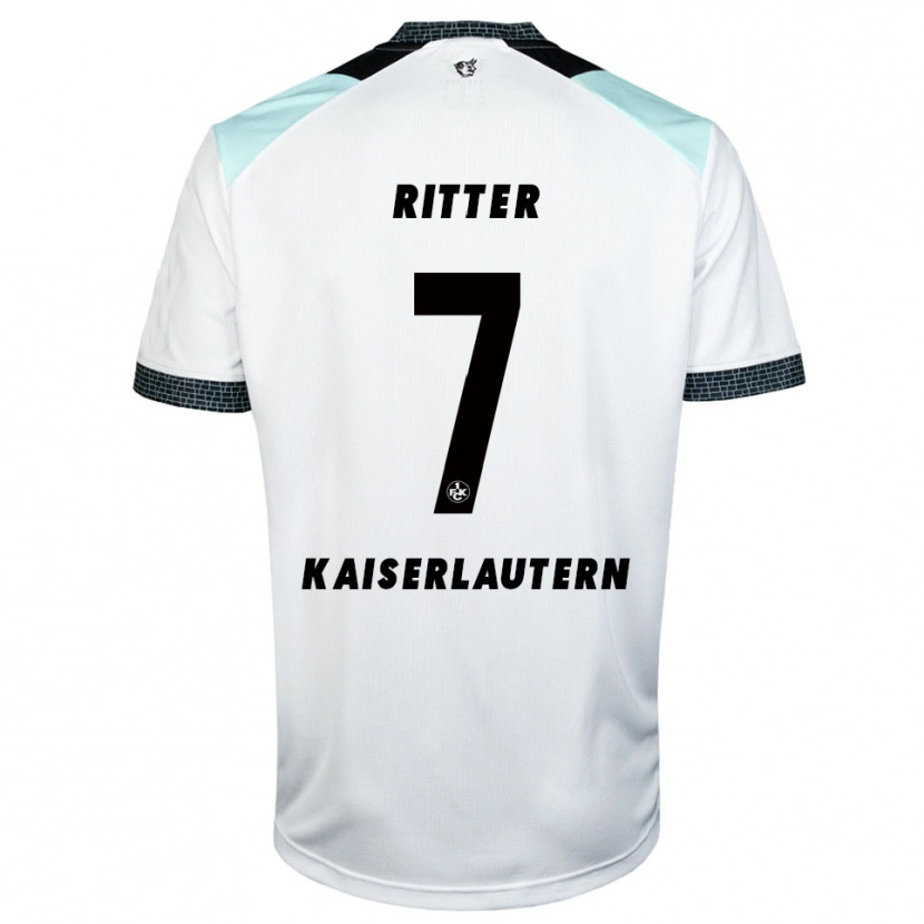 Danxen Dětské Marlon Ritter #7 Bílá Černá Daleko Hráčské Dresy 2025/26 Dres