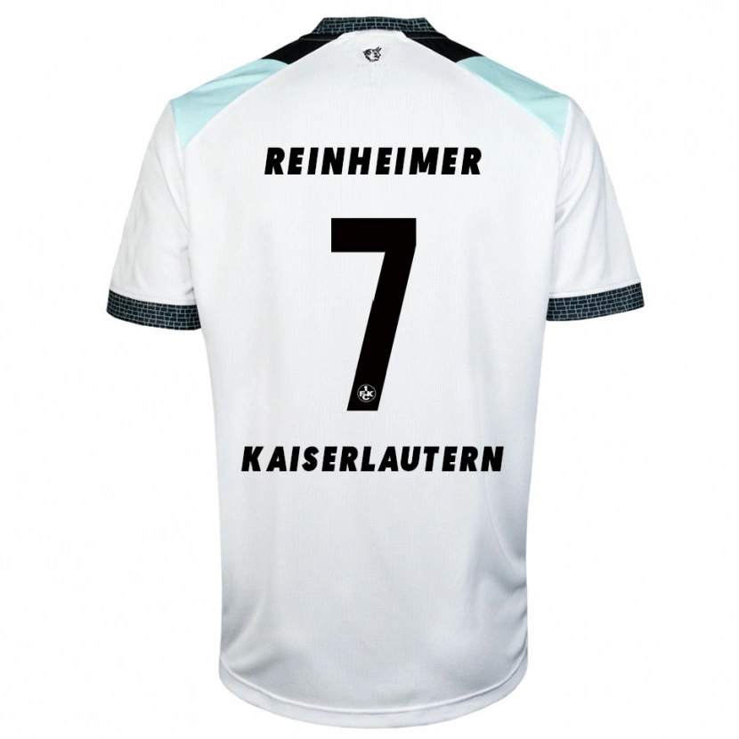 Danxen Dětské Ben Reinheimer #7 Bílá Černá Daleko Hráčské Dresy 2025/26 Dres