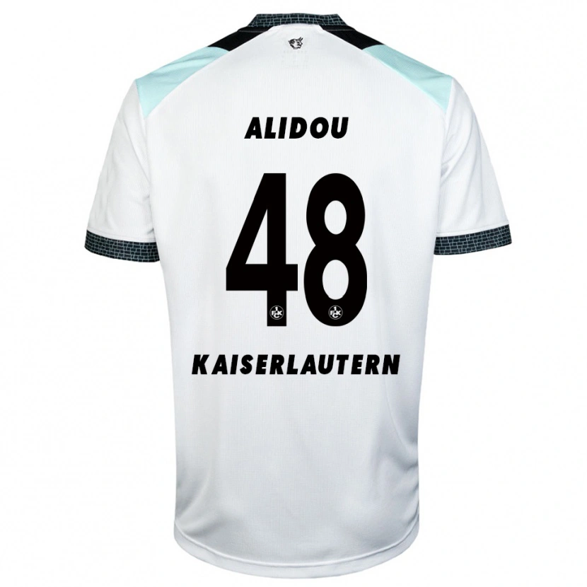 Danxen Dětské Faride Alidou #48 Bílá Černá Daleko Hráčské Dresy 2025/26 Dres