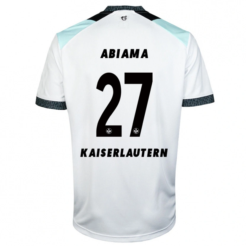 Danxen Dětské Dickson Abiama #27 Bílá Černá Daleko Hráčské Dresy 2025/26 Dres