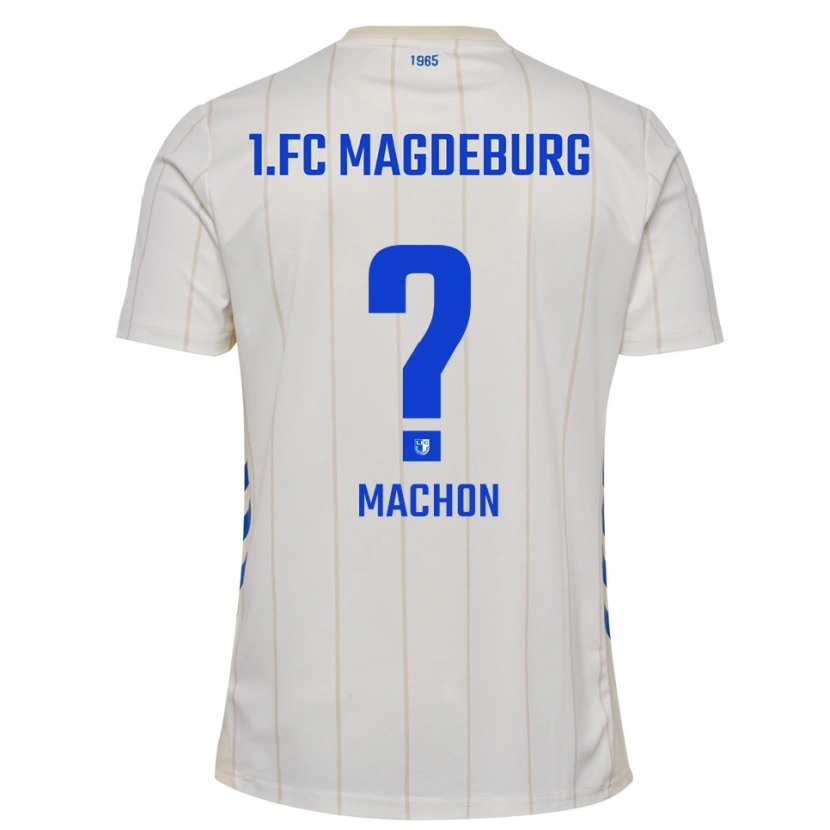 Danxen Dětské Max Machon #0 Bílá Modrá Daleko Hráčské Dresy 2025/26 Dres
