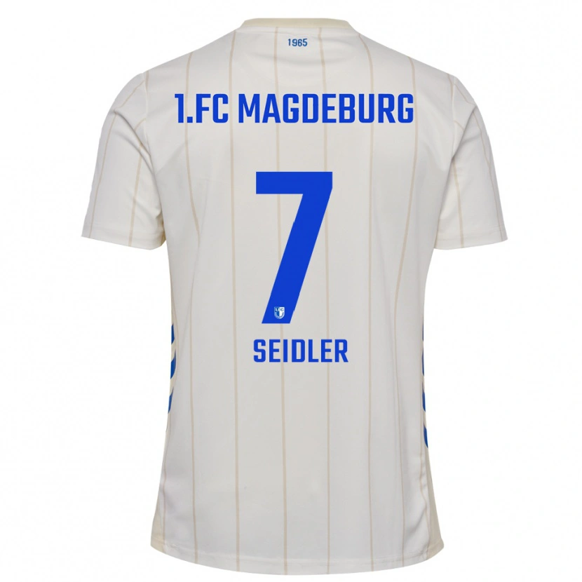 Danxen Dětské Wiebke Seidler #7 Bílá Modrá Daleko Hráčské Dresy 2025/26 Dres