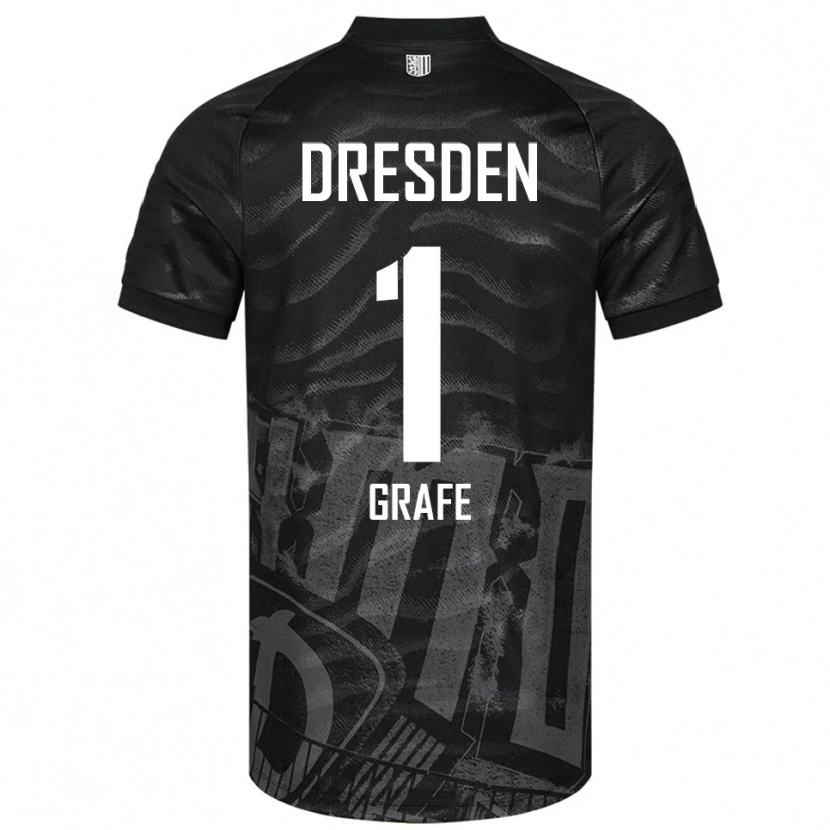 Danxen Dětské Marlon Grafe #1 Černá Šedá Daleko Hráčské Dresy 2025/26 Dres