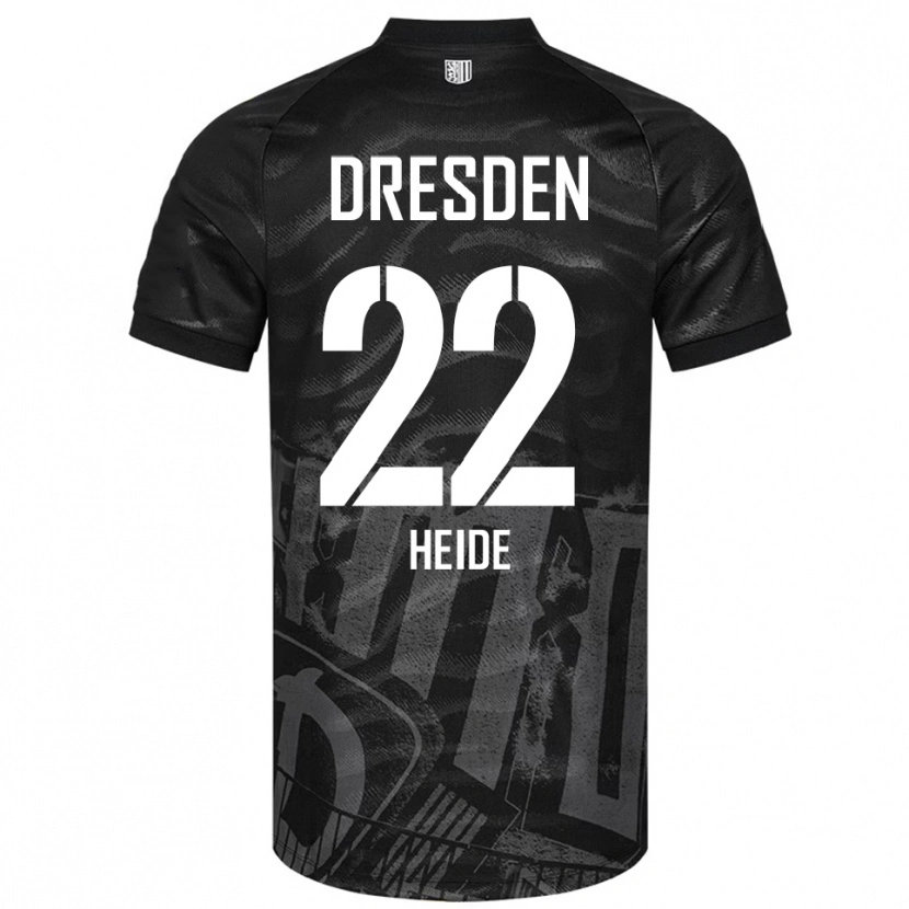 Danxen Dětské Pepe Heide #22 Černá Šedá Daleko Hráčské Dresy 2025/26 Dres