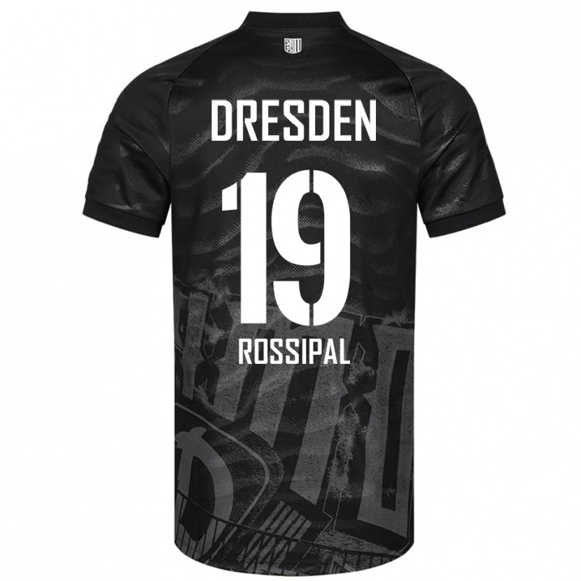 Danxen Dětské Alexander Rossipal #19 Černá Šedá Daleko Hráčské Dresy 2025/26 Dres